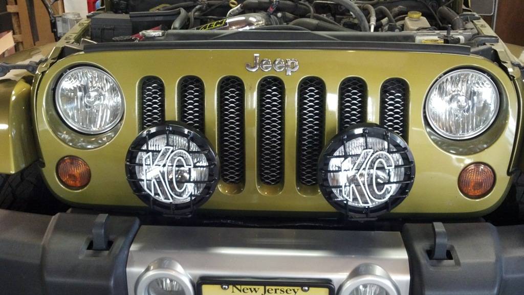 2007 Jeep Wrangler - KC Light Installation