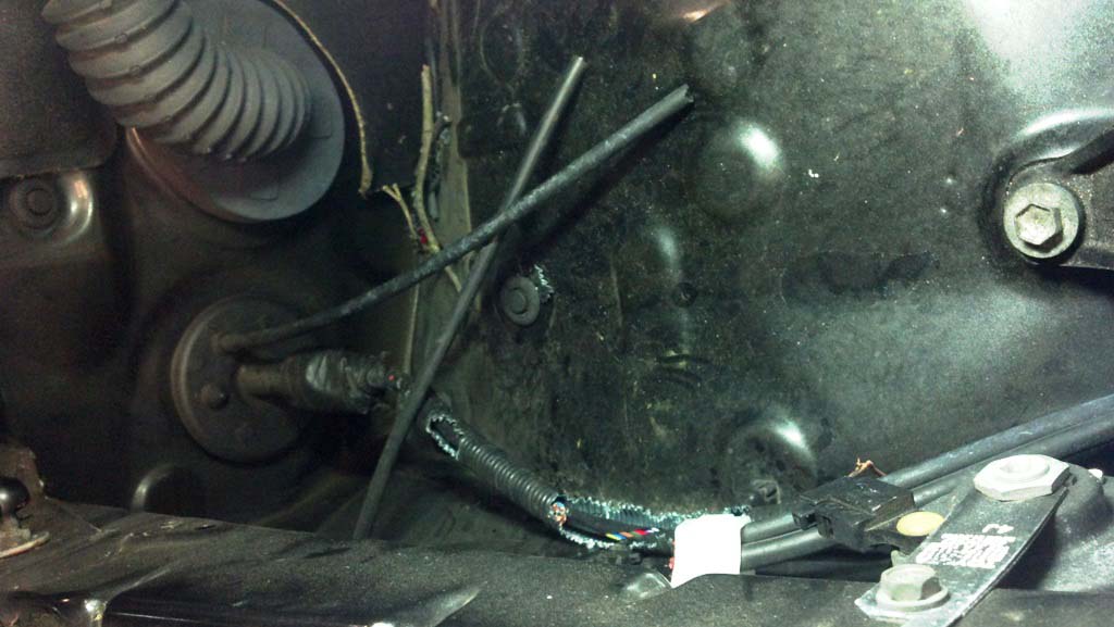 2007 Toyota 4Runner Wiring Chewed Up By Rat